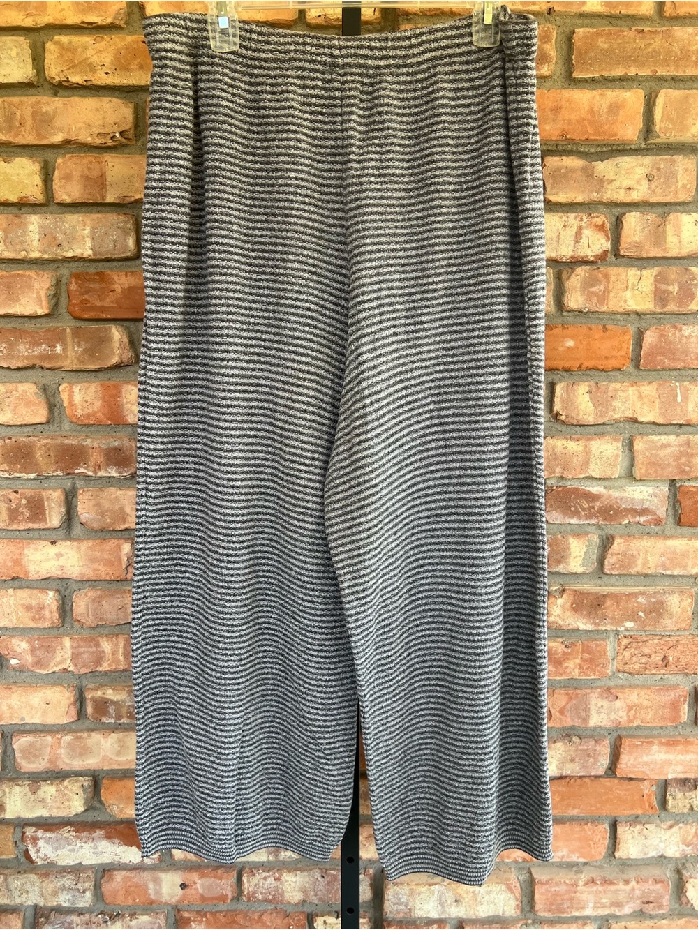 Stéphanie Shuster for Princess Knitwear vintage retro wide-leg sweater knit pant